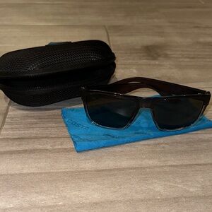Costa Black and Gray Sunglasses with Case